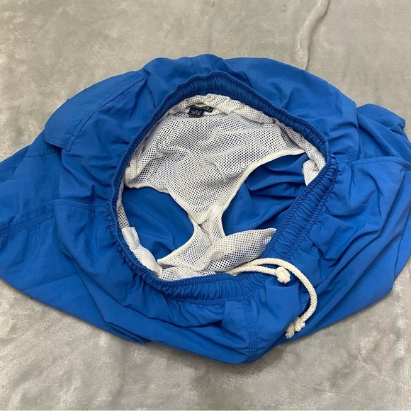 Tommy Bahama Blue Mesh Lined Embroidered Swim Shorts 21757 - Picture 4 of 10